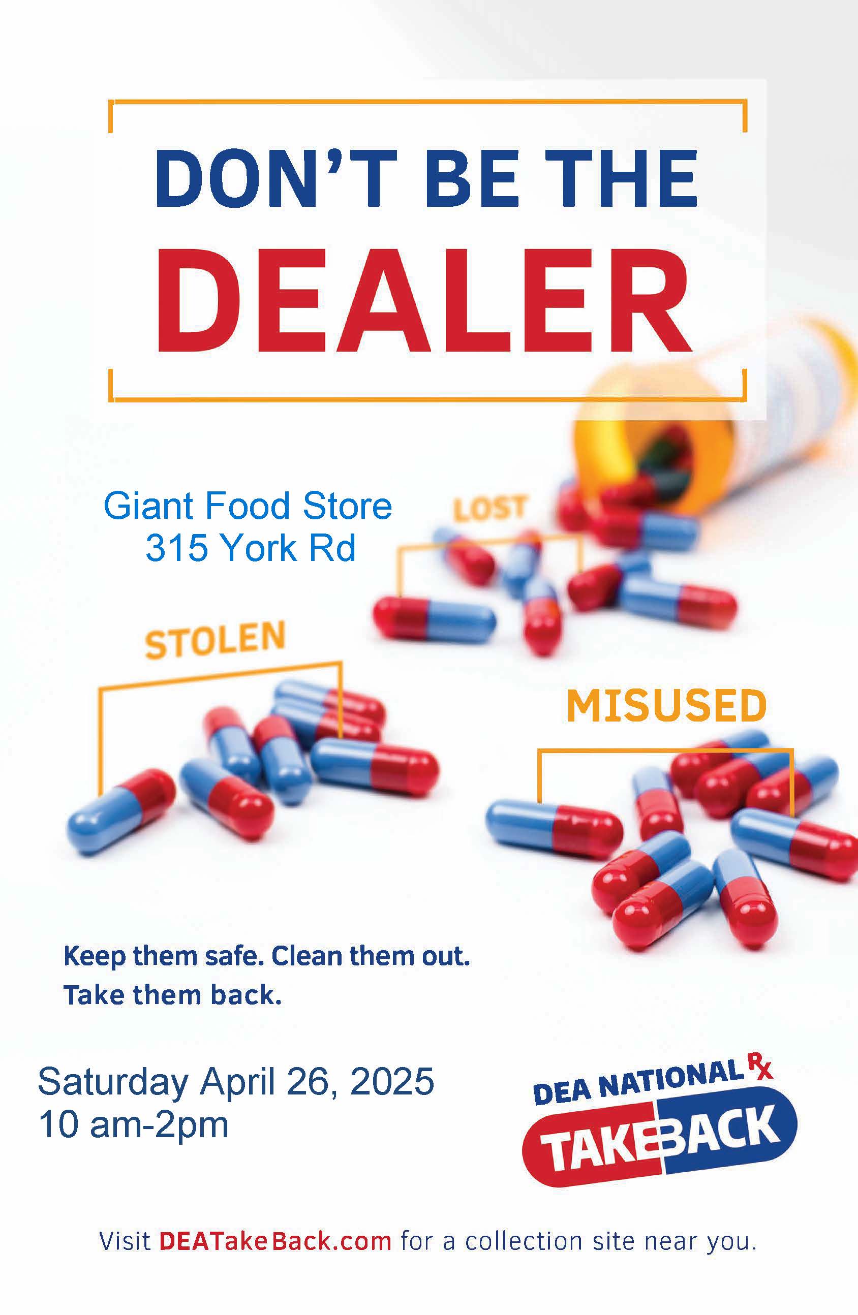 DEA TAKEBACK POSTER 042625