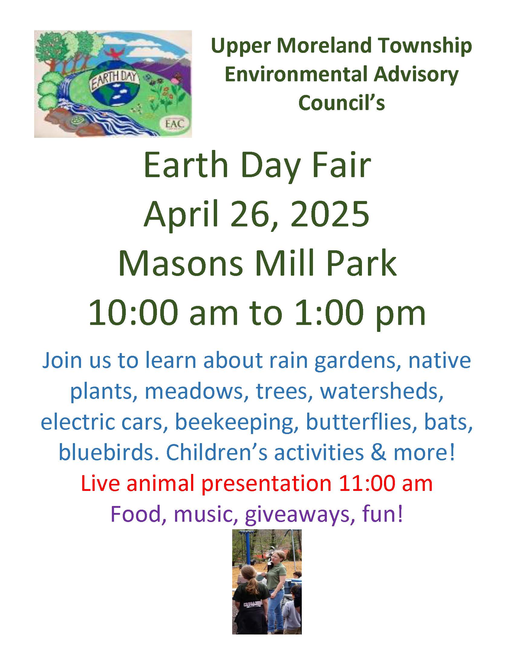Earth day flyer 2025
